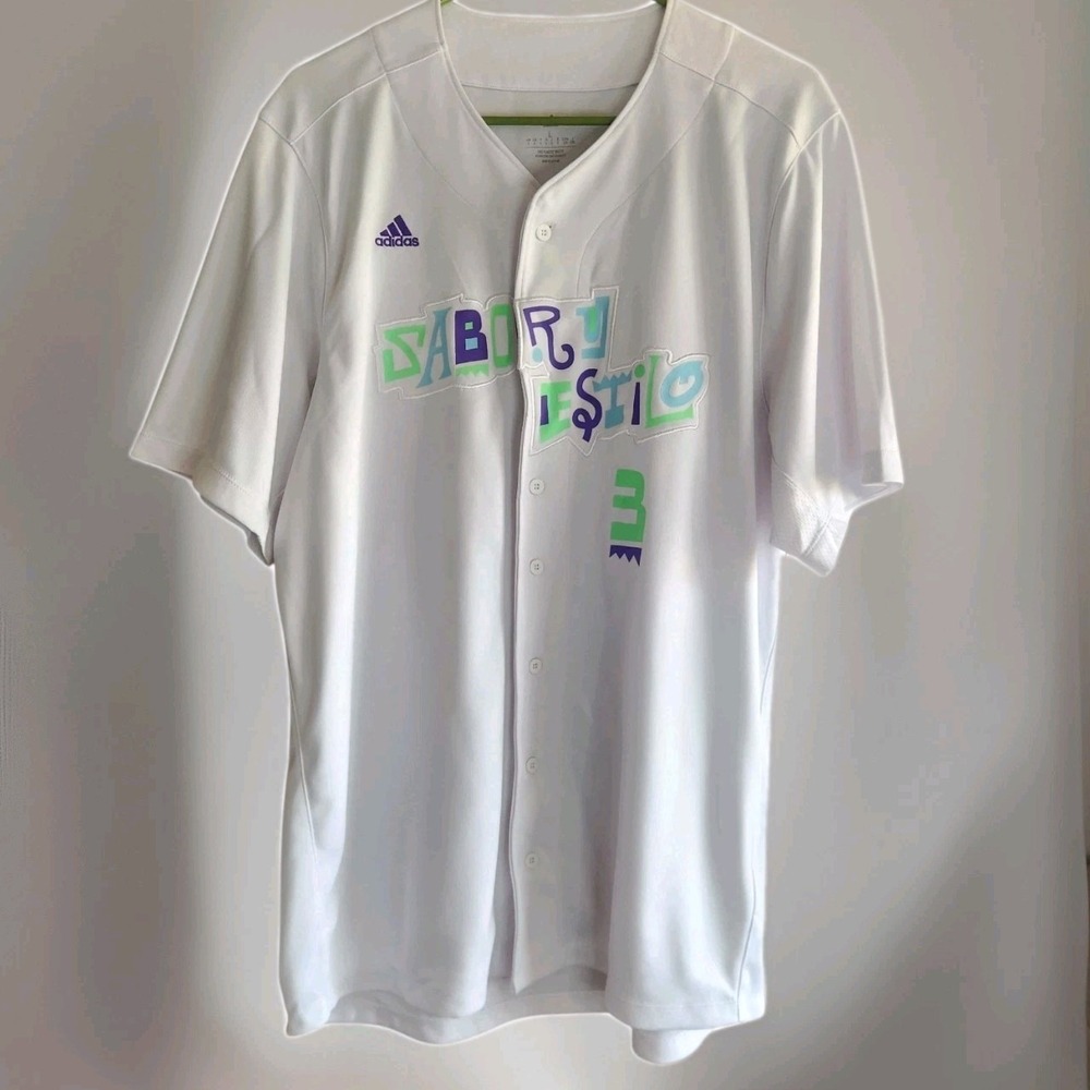 Adidas‎ Hispanic Heritage Baseball Jersey Men's Size Large Sabor Y Estilo